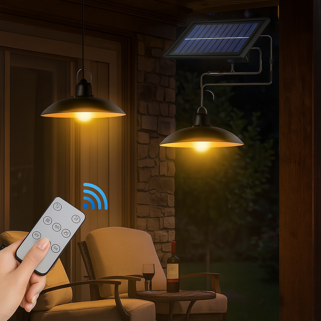 Solar Outdoor Lampe mit Fernbedienung
