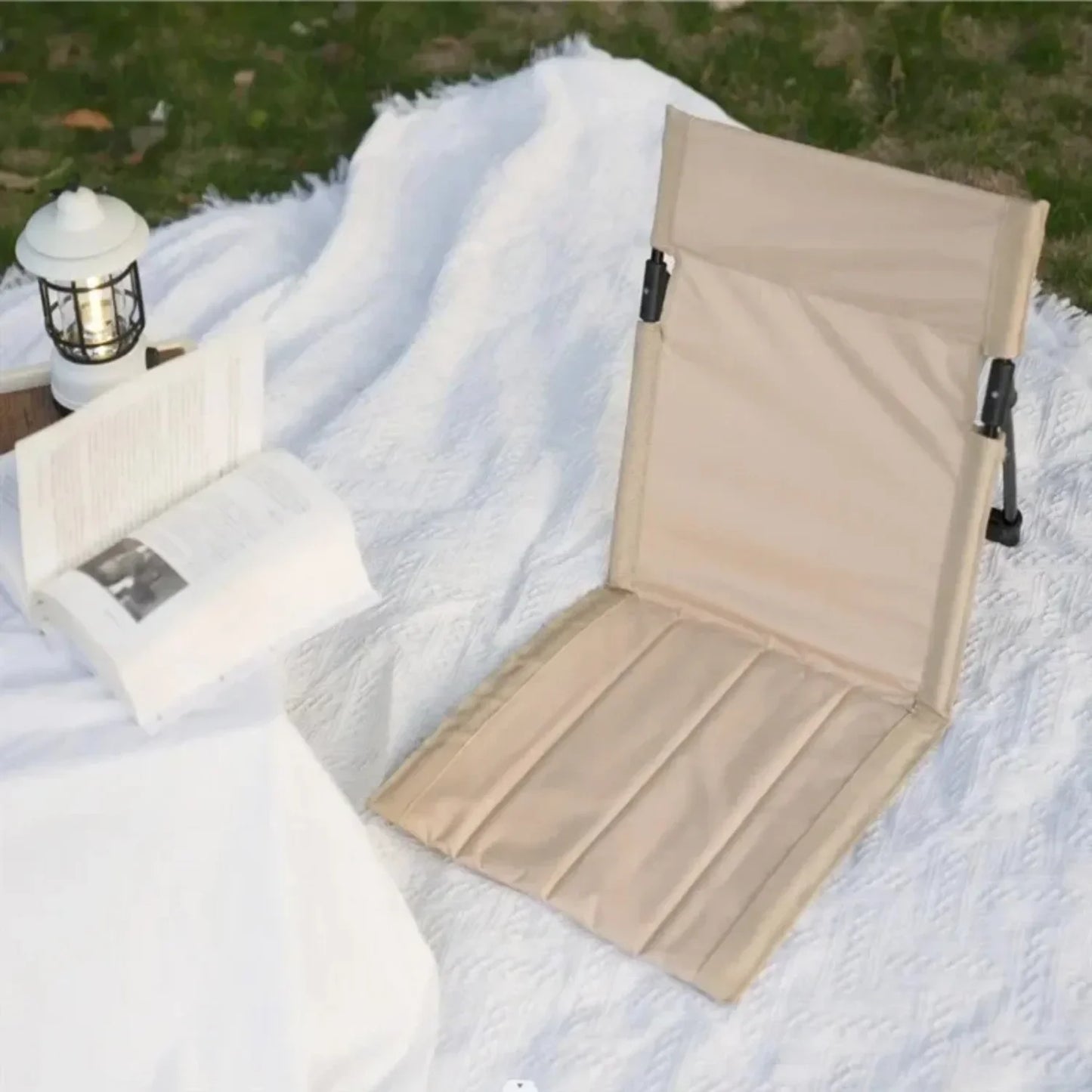 BENQING Ultraleichter Campingstuhl mit Rückenlehne – Kompakt, Stabil & Bequem