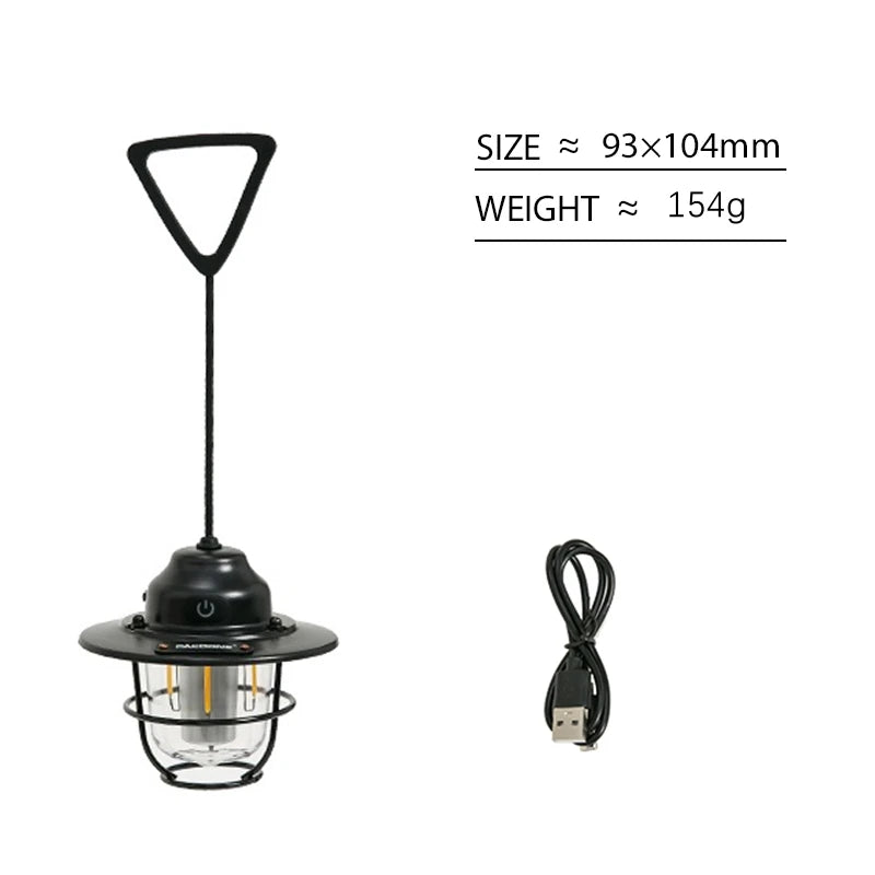 PACOONE Retro Portable Camping Lantern