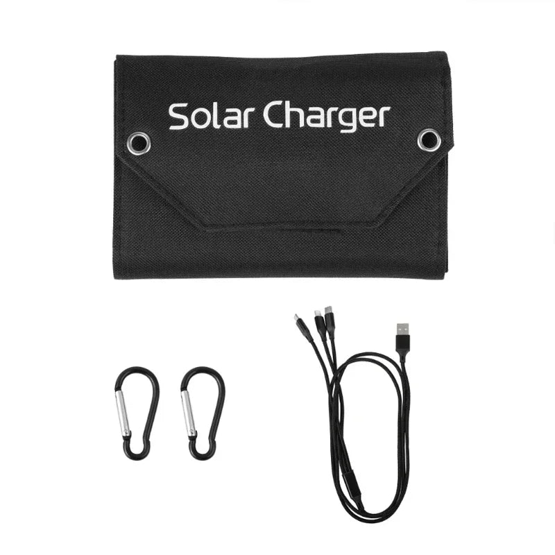 Faltbares Solar Panel 60W/80W/100W – USB Ladegerät für Camping & Outdoor