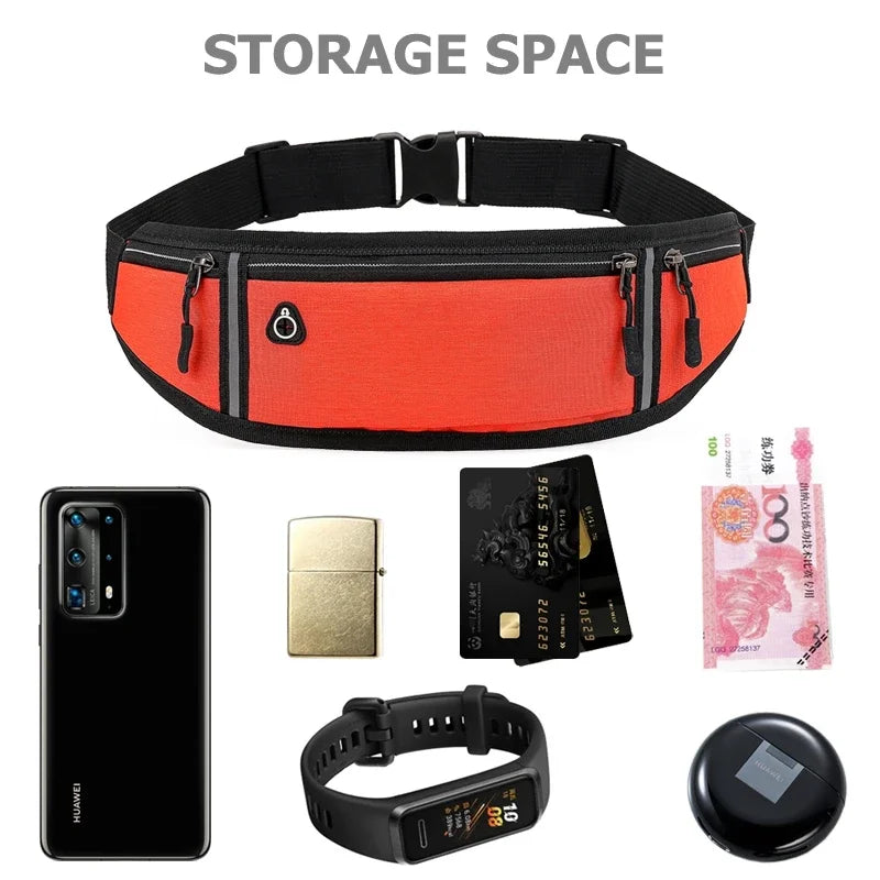 Sportliche Bauchtasche für Jogging, Fitness, Ausflüge & Alltag – Canvas, Unisex