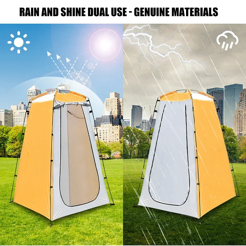 Portable Outdoor Tent Privacy Camping Shower Toilet Changing Room Waterproof UV Protection Beach Folding Bathing Pop Up Tent