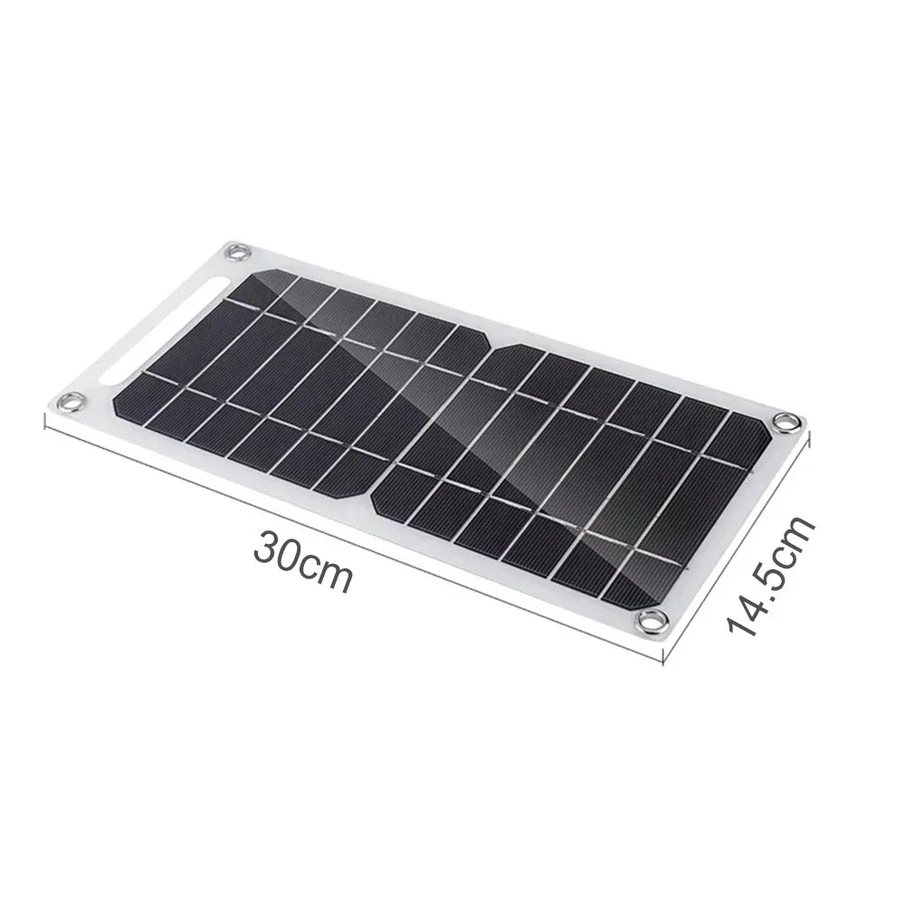 Flexibles 6W Solar Panel 5V USB – Tragbares Ladegerät für Outdoor & Camping
