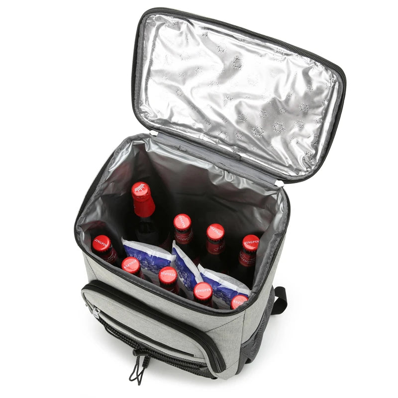 Large-capacity thermal insulation backpack,portable and thickened refrigerated backpack,suitable for outdoor beaches and camping