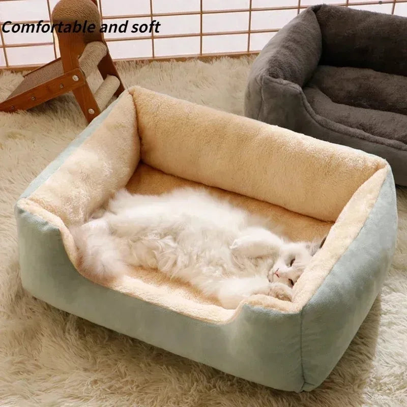 Kuscheliges Bett für Katzen & kleine Hunde – weich & gemütlich