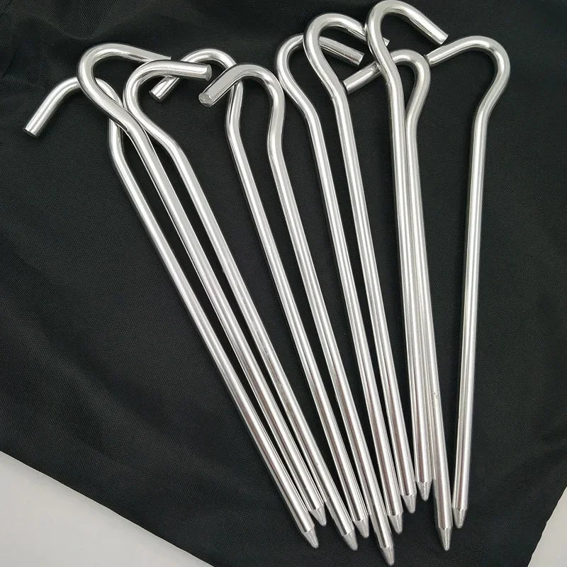 10er-Set Aluminum Zeltheringe - 18cm