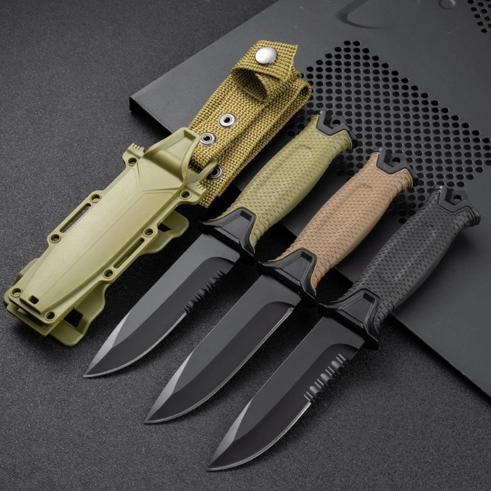 Outdoor Survival Messer – 9,8 cm D2-Klinge | Taktisches Campingmesser