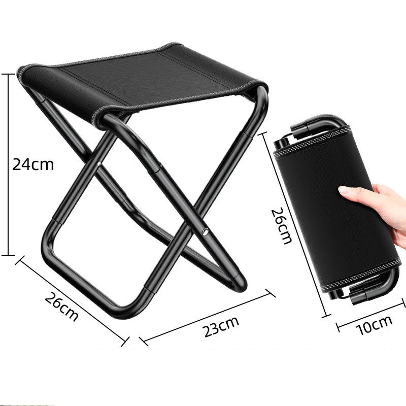 Portable Folding Outdoor Camping Chairs, Fishing Chairs, Aluminum Alloy Chairs