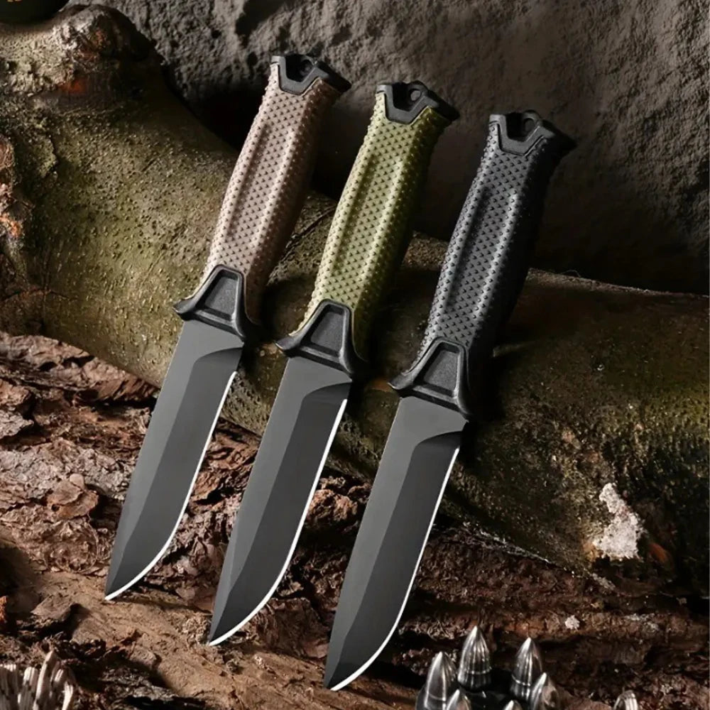Outdoor Survival Messer – 9,8 cm D2-Klinge | Taktisches Campingmesser