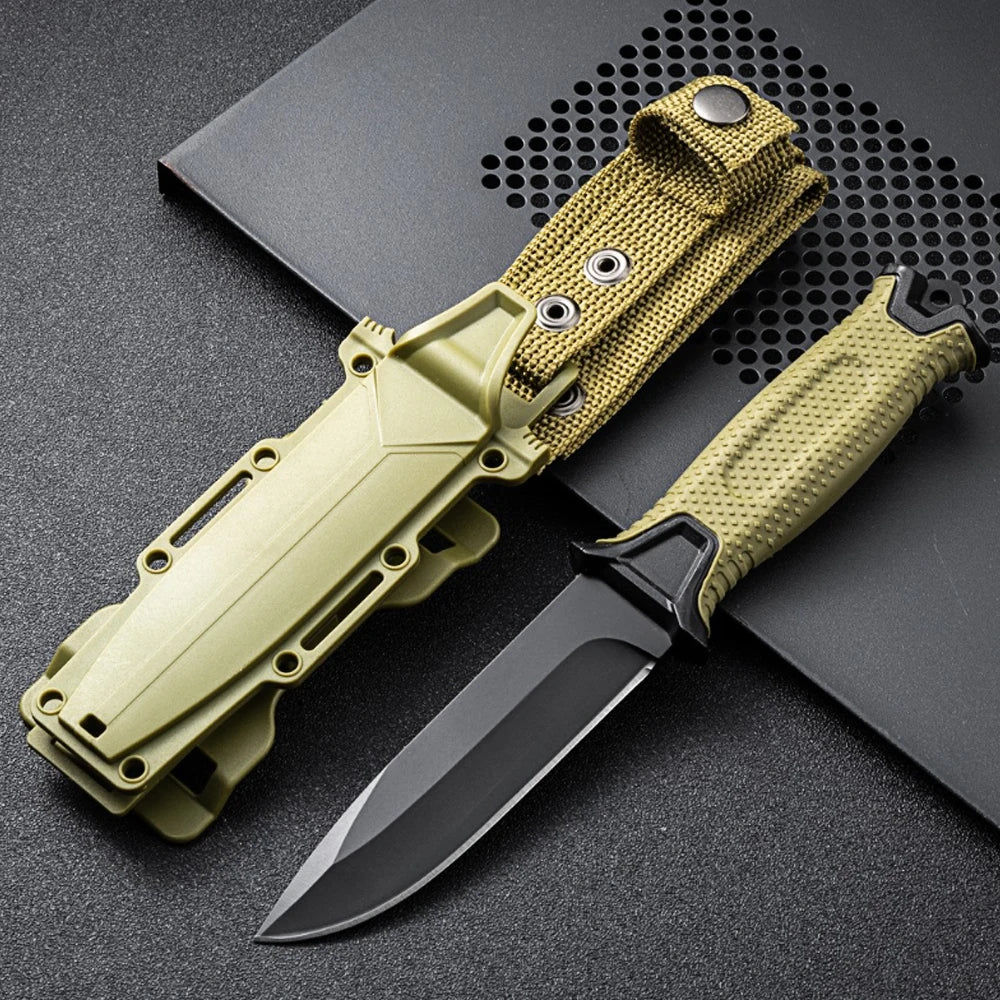 Outdoor Survival Messer – 9,8 cm D2-Klinge | Taktisches Campingmesser