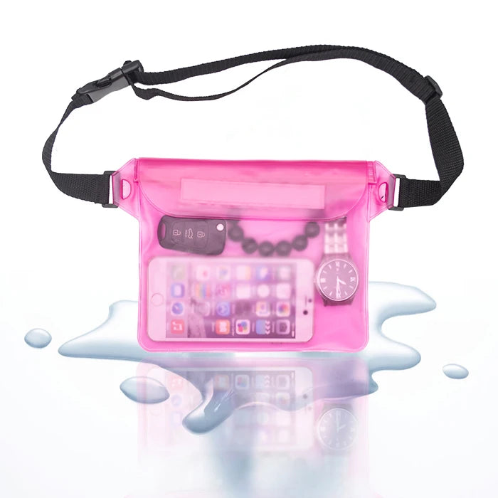 MOONBIFFY Wasserdichte Hüfttasche – 3-Schicht Dry Bag für Handy & Wertsachen (bis 10 m Tiefe)
