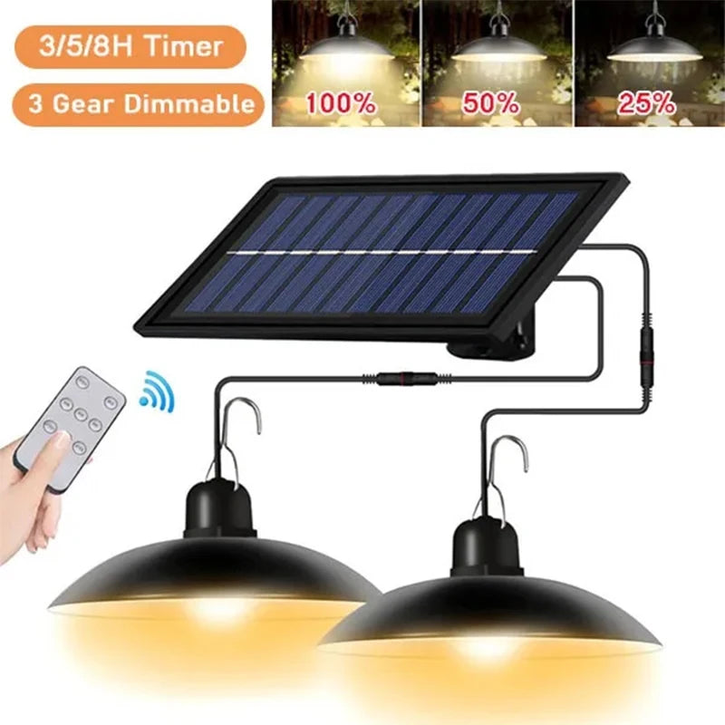 Solar Outdoor Lampe mit Fernbedienung