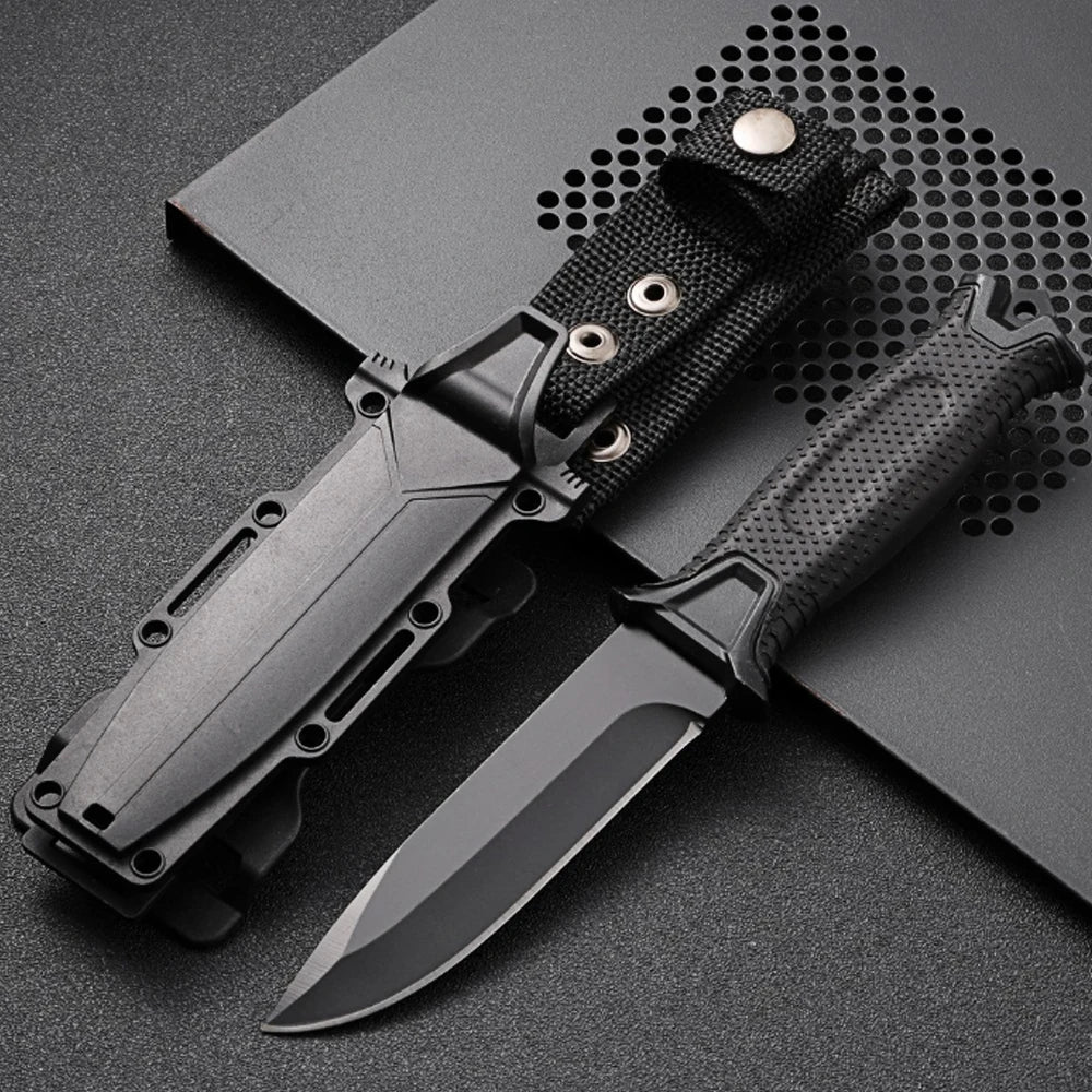 Outdoor Survival Messer – 9,8 cm D2-Klinge | Taktisches Campingmesser