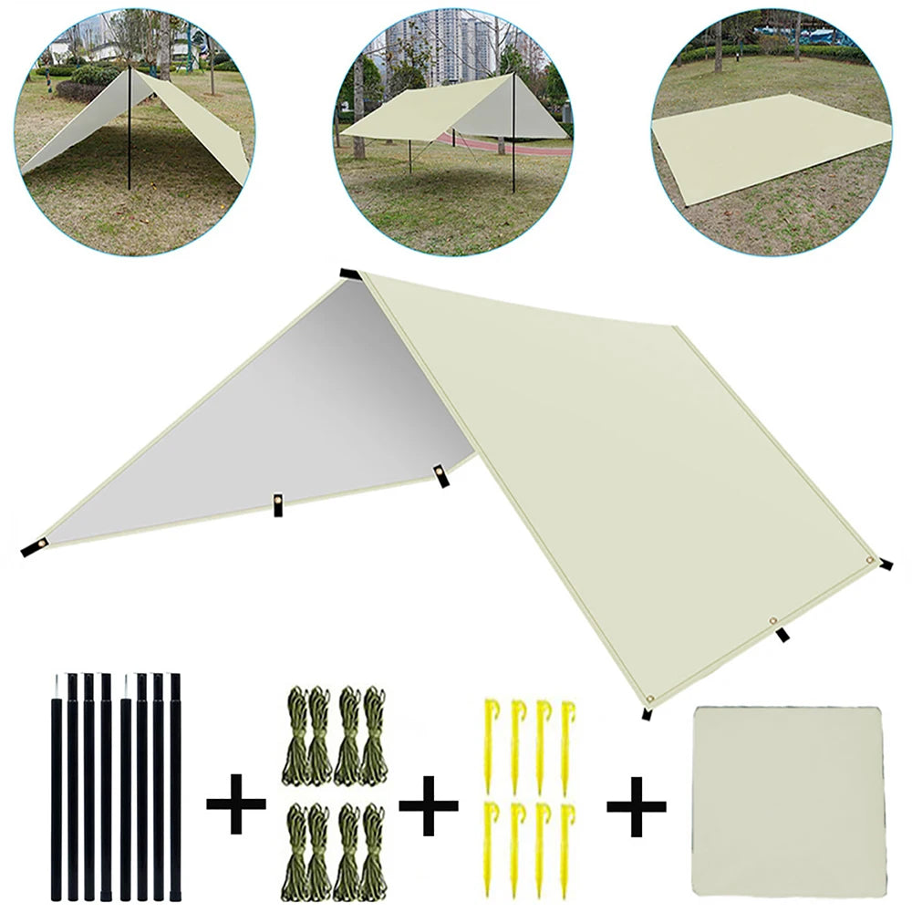 Regenplane für Outdoor & Camping – in 3 Farben & 3 Größen