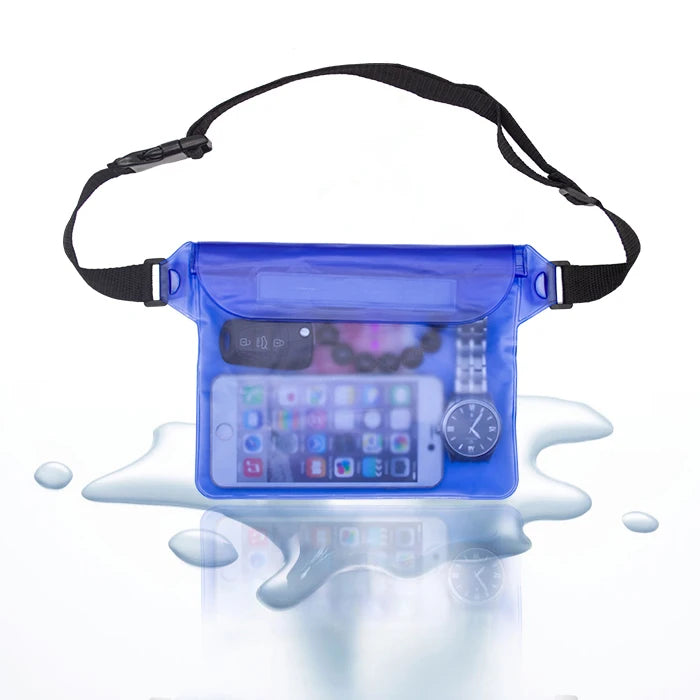 MOONBIFFY Wasserdichte Hüfttasche – 3-Schicht Dry Bag für Handy & Wertsachen (bis 10 m Tiefe)