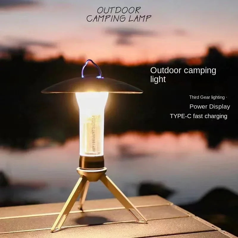 Schöne Camping Lampe