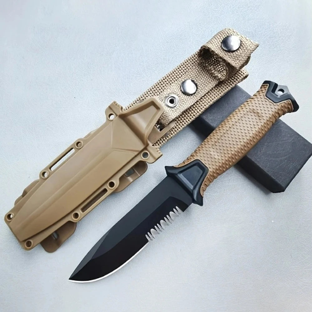 Outdoor Survival Messer – 9,8 cm D2-Klinge | Taktisches Campingmesser