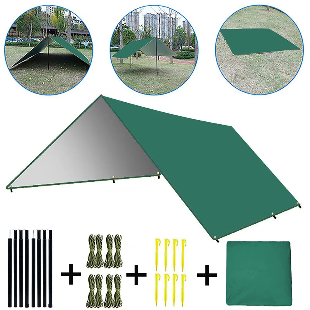 Regenplane für Outdoor & Camping – in 3 Farben & 3 Größen