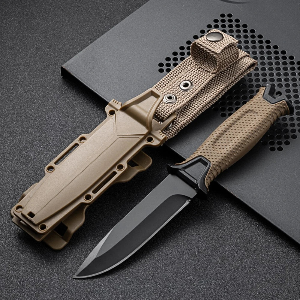 Outdoor Survival Messer – 9,8 cm D2-Klinge | Taktisches Campingmesser