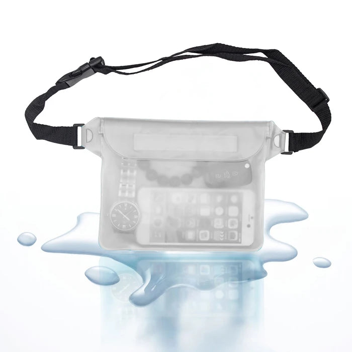 MOONBIFFY Wasserdichte Hüfttasche – 3-Schicht Dry Bag für Handy & Wertsachen (bis 10 m Tiefe)