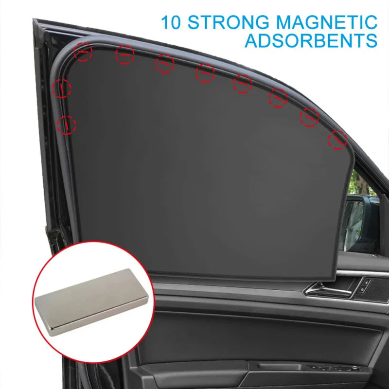 Magnetische Auto-Sonnenblende – UV-Schutz & Sichtschutz, doppelseitig