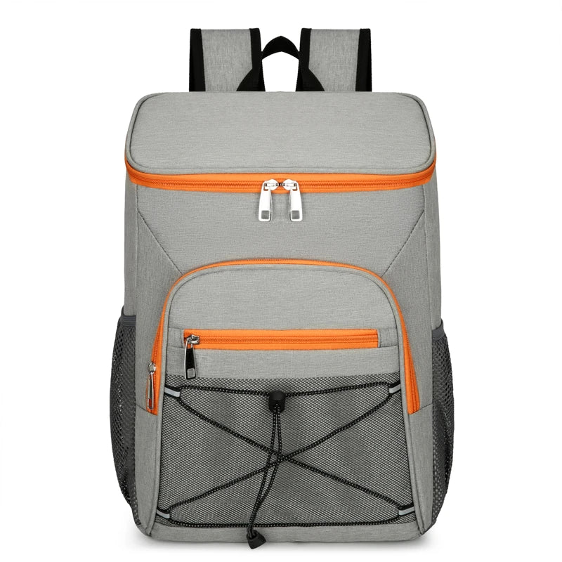 Large-capacity thermal insulation backpack,portable and thickened refrigerated backpack,suitable for outdoor beaches and camping