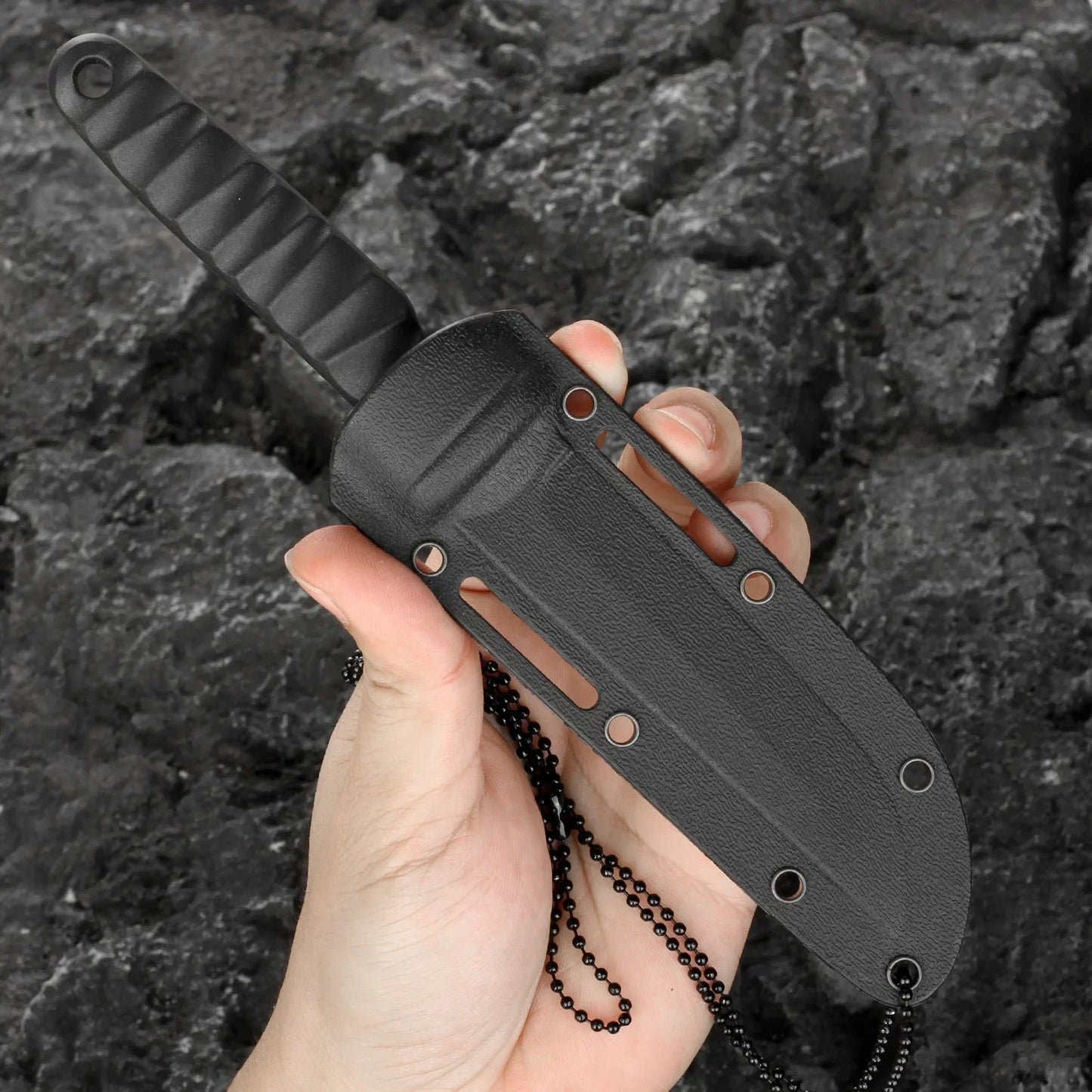 Outdoor EDC 9,5 cm Edelstahlklinge | Camping- & Survival-Werkzeug