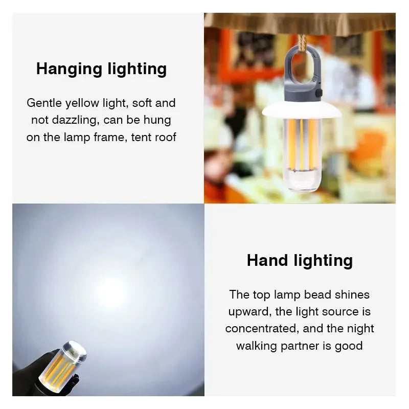 Vielseitige Campinglampe
