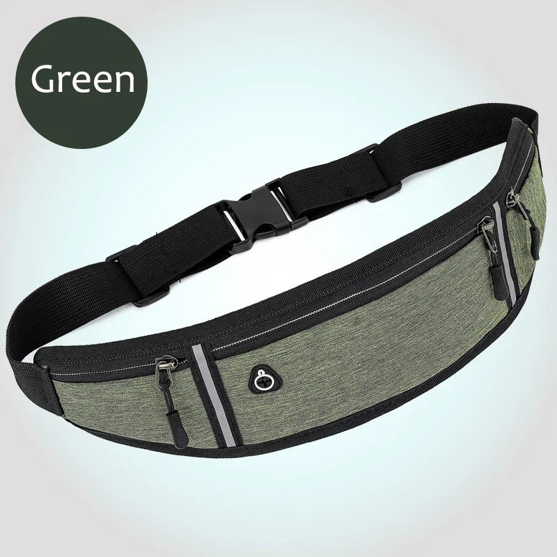 Sportliche Bauchtasche für Jogging, Fitness, Ausflüge & Alltag – Canvas, Unisex