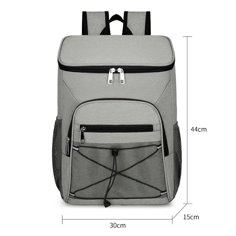 Large-capacity thermal insulation backpack,portable and thickened refrigerated backpack,suitable for outdoor beaches and camping