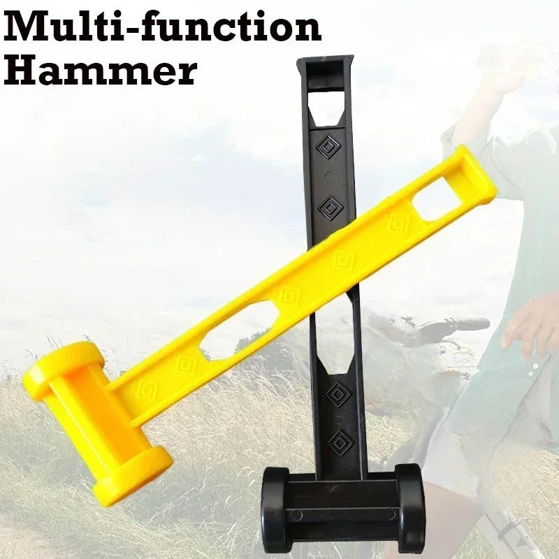 Multifunktionaler Kunstoffhammer - Ideal für unterwegs