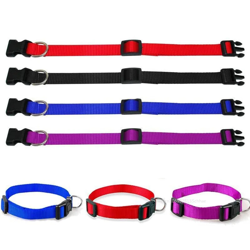 Verstellbares Nylon-Halsband mit Schnellverschluss