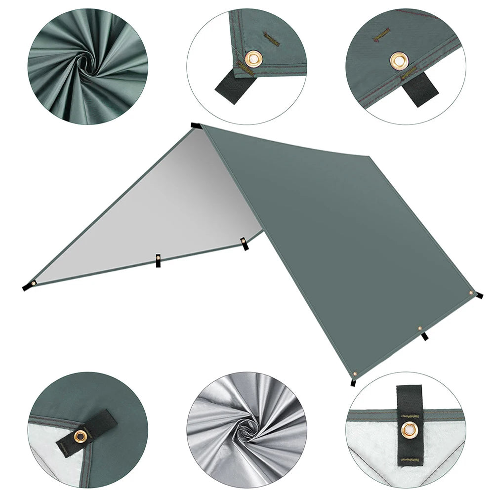 Regenplane für Outdoor & Camping – in 3 Farben & 3 Größen