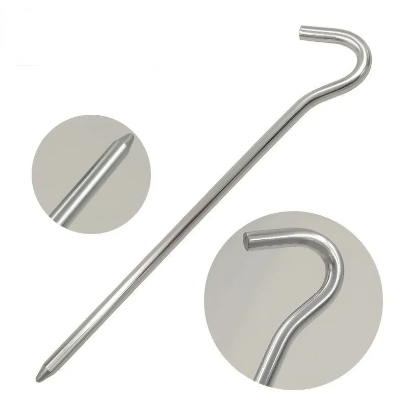 10er-Set Aluminum Zeltheringe - 18cm
