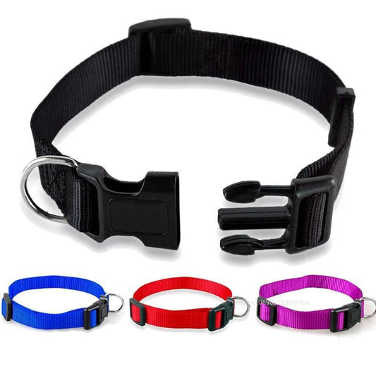 Verstellbares Nylon-Halsband mit  Schnellverschluss