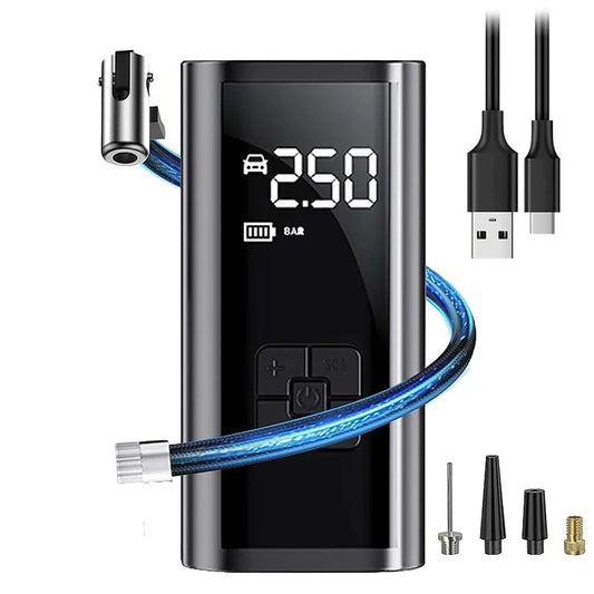 EAFC Tragbare Auto-Luftpumpe – 6000 mAh | 150 PSI | 12 V