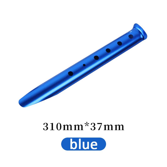 10er-Set Zeltheringe mit Ösen – 31 cm Aluminium (für  weiche Böden)