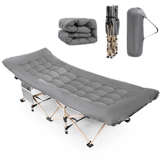 Faltbares Campingbett mit Polsterung