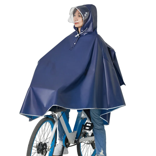 Fahrrad-Regenponcho für Erwachsene – Wasserdicht, leicht & praktisch!